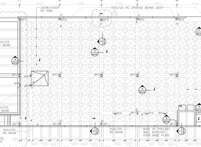structural steel roof drawing