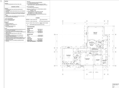 architectural Exterior drawings